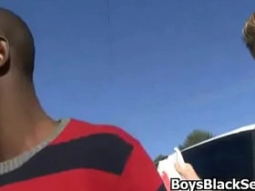 Blacks on boys - gay hardcore interracial porn 13