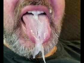 Bisexual guy eats a thick load from bbc