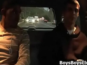 Blacks on boys - gay interracial fuck video 22