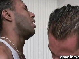 Interracial gay handjobs and cock black sucking 23