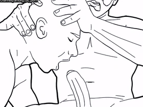 Black and white animated gay porn part 1