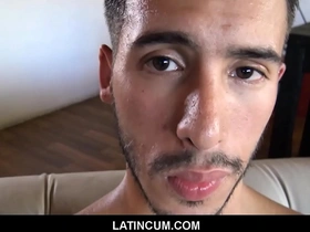 Straight amateur latino guy picked up off street fucked by gay man
